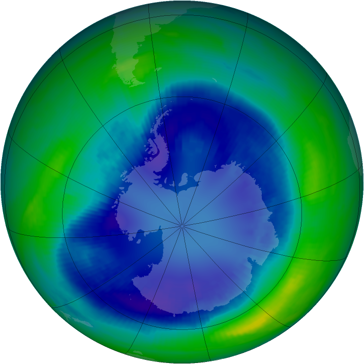 Ozone Map 2000-08-26